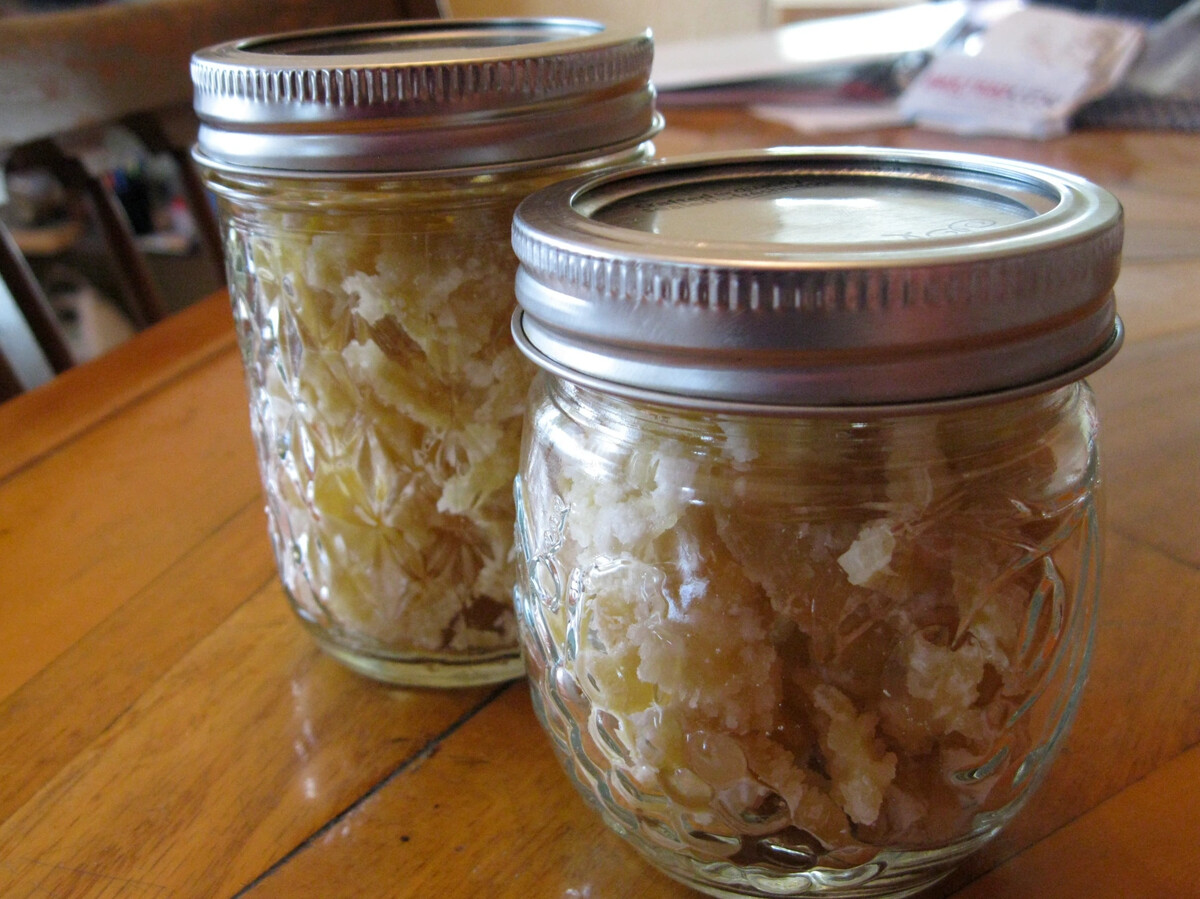 How To Store Minced Ginger In A Jar