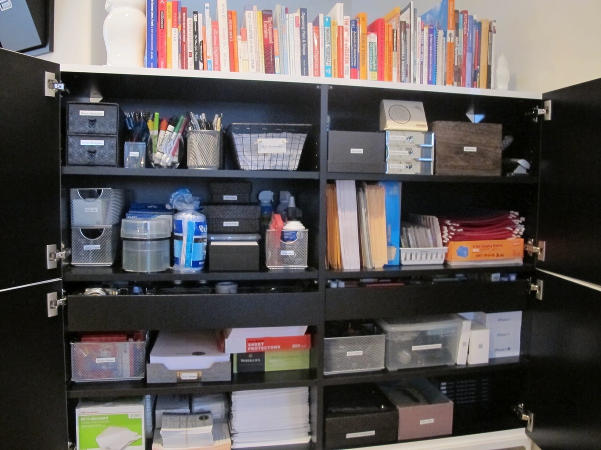 How To Store Office Supplies At Home