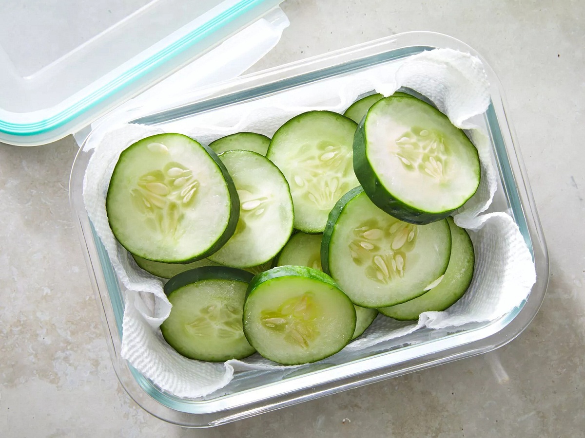 How To Store Sliced Cucumber