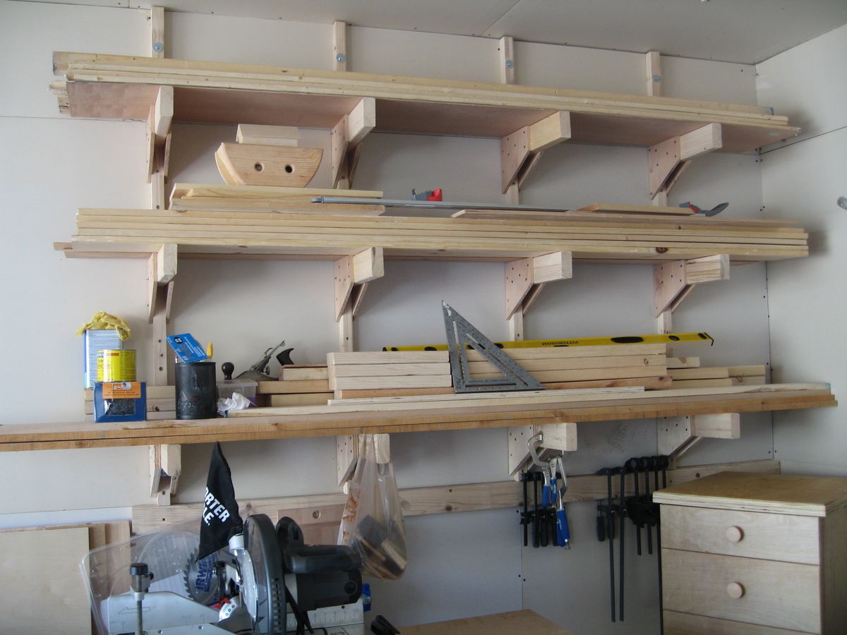How To Store Wood In Workshop