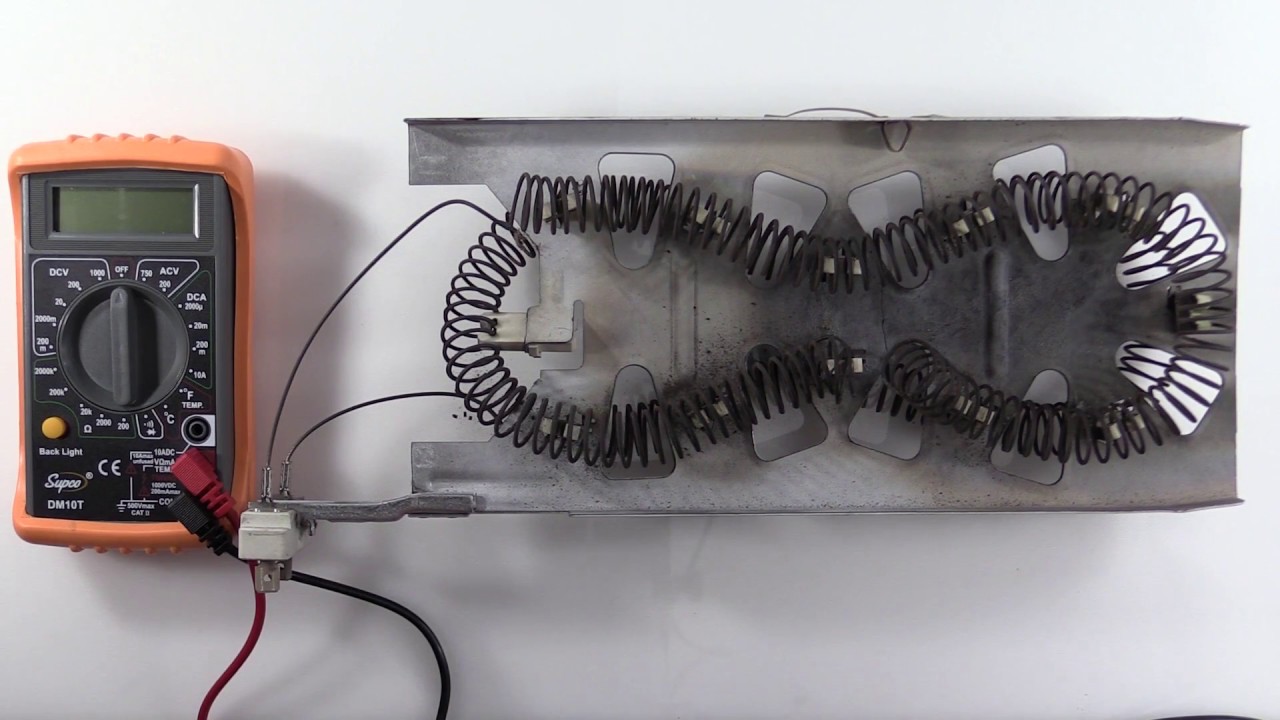 How To Test A Dryer Heating Element