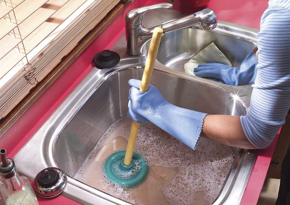 How To Unclog Kitchen Sink From Grease