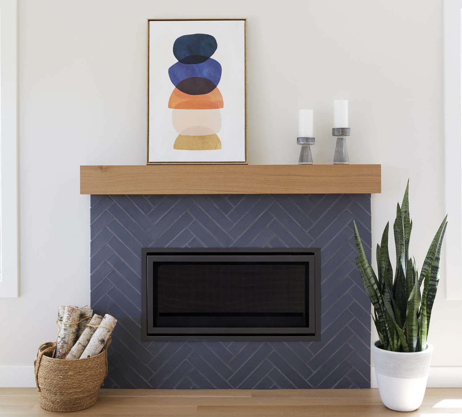 How To Update A Fireplace Mantel