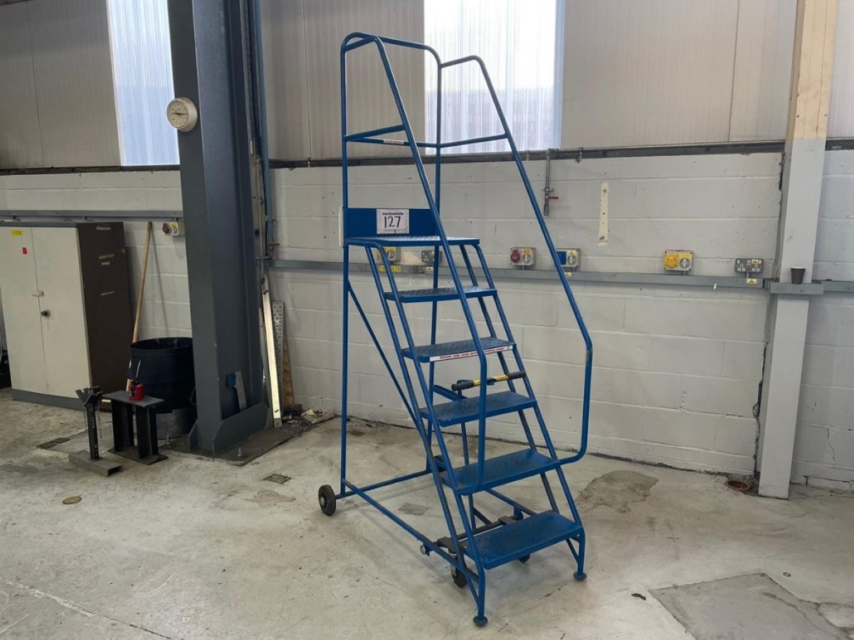 Safety Precautions When Using A Mobile Ladder With Handrails