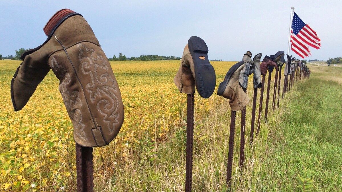 What Does A Cowboy Boot On A Fence Post Mean