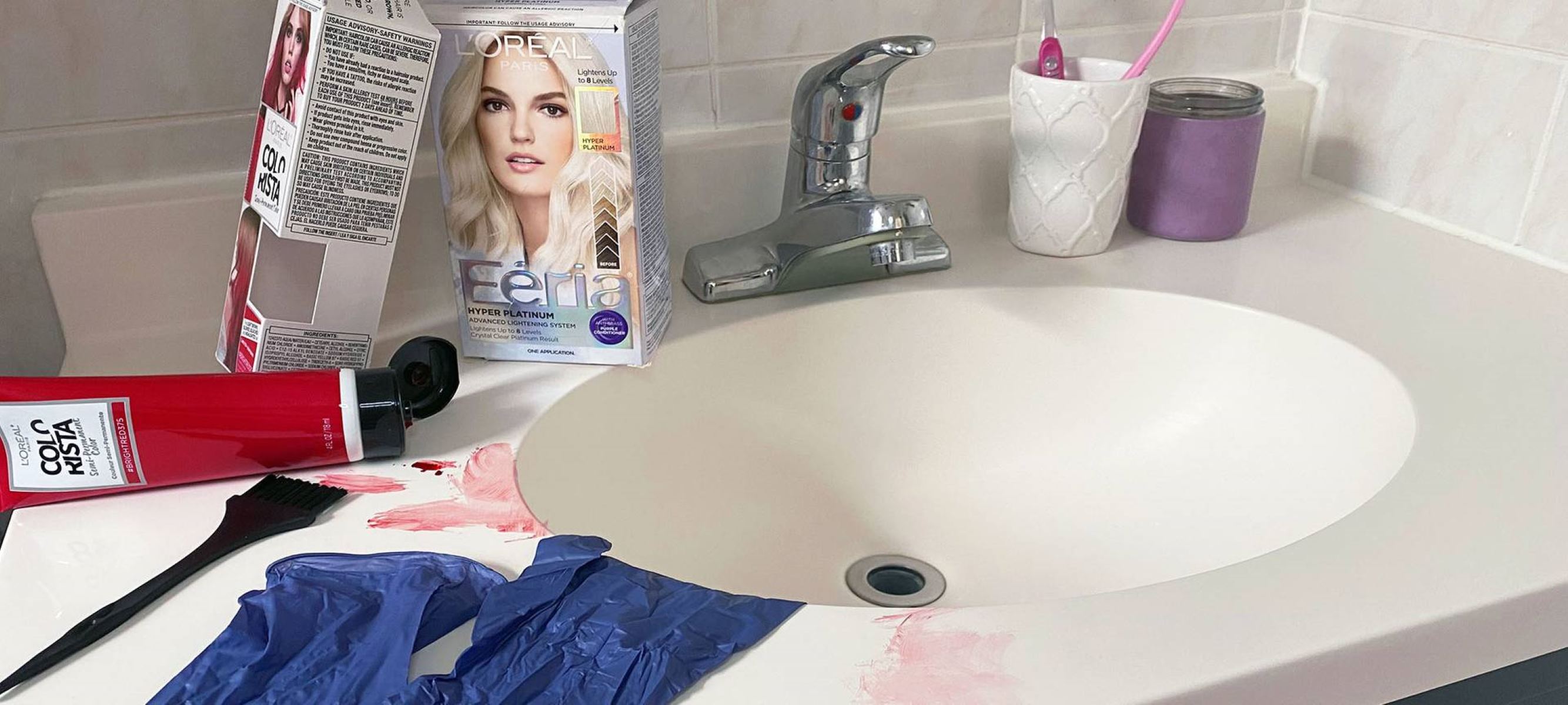 What Removes Hair Dye From Countertops