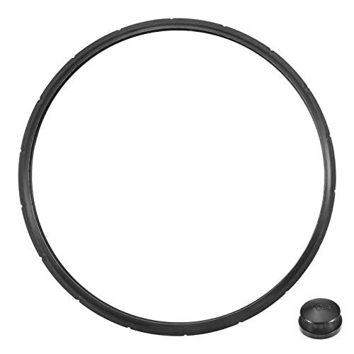 09985 Pressure Canner Sealing Ring, Replacement for Presto 01751 01781 01784 01745 01755 01782 Pressure Cooker 16Q/18Q/23 Quart, Overpressure Plug Included