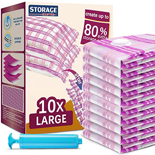 Storage Master Vacuum Storage Bags for Clothes & Bedding