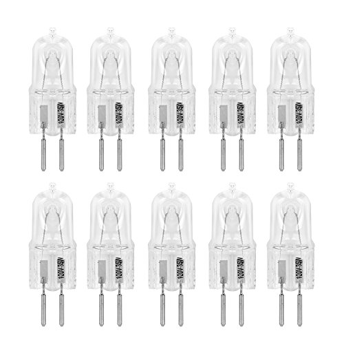 10 Pack Dimmable GY6.35 Halogen Light Bulb