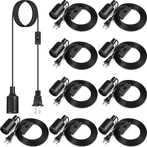 10 Pack Hanging Light Cord with Switch
