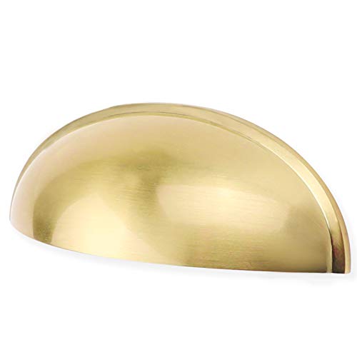 10 Pack Light Brushed Gold Cabinet Pulls - LS0313BB76