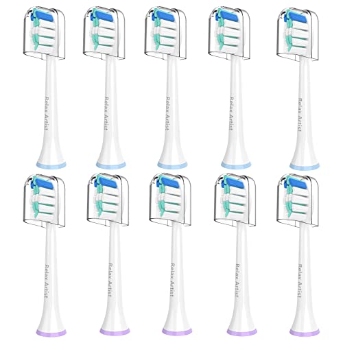 10 Pack Replacement Brush Heads for Philips Sonicare