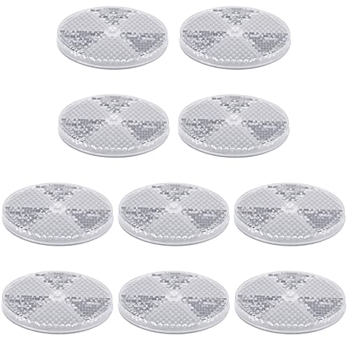 10 Pack Round Reflector for Safety