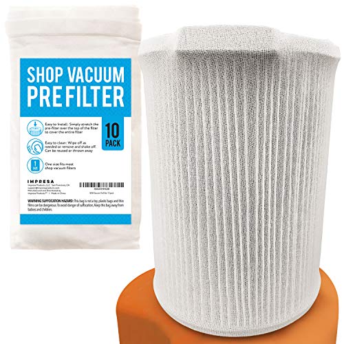 [10 Pack] Shop Vacuum Filter Cover