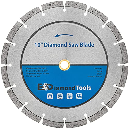 10" Segmented Diamond Saw Blade