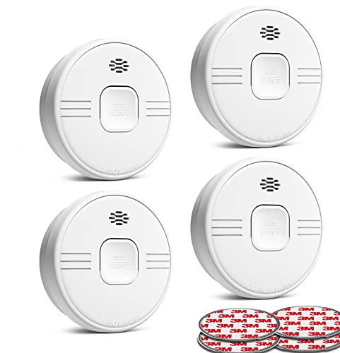 10 Year Battery Operated Smoke Detector with Photoelectric Sensor