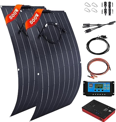 1000W Solar Panel Kit with Inverter & Charge Controller