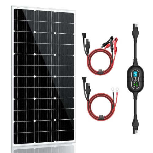 100W 12V Solar Panel Kits with MPPT Charge Controller