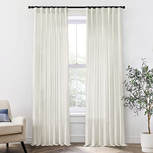 108 Inch Linen Curtains for a Contemporary Home