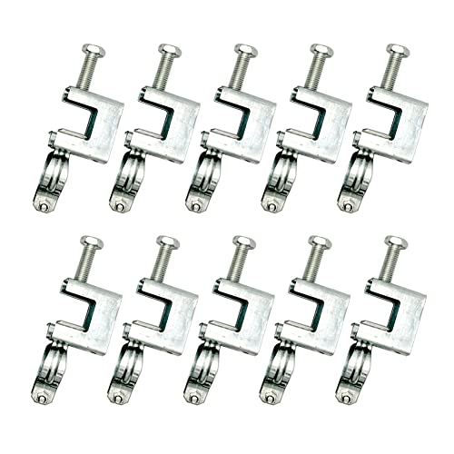 10Pcs Cable Clamp for Pipe; Conduit Hanger with Beam Clamp