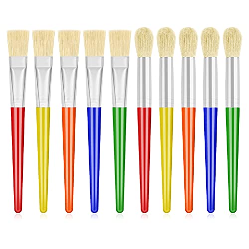 10Pcs Paint Brushes for Kids