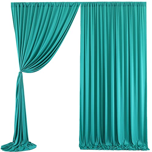10x10 Turquoise Backdrop Curtain for Parties