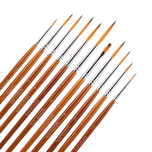 11-Piece Fine Detail Painting Brushes Set