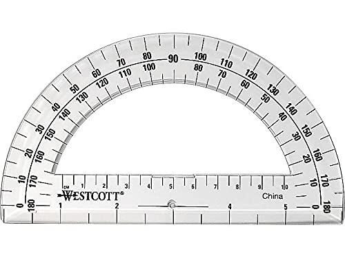 (12) - 6 Protractor In Clear