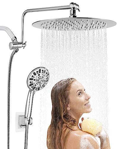 Detachable Handheld Shower head with Long Hose Combo, Apartment must haves  High Pressure 10 Multifunctional Full Set Mode Wall Installed Rain  Showerhead Spray, Adjustable Bracket Built-in Clean Jet 