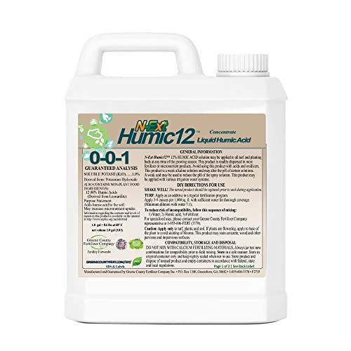 Yard Mastery 12% Humic Acid Bio-Stimulant - 1 Gallon Covering 14,222 Sq Ft