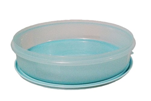 12" Light Grey Seal Tupperware Round Container