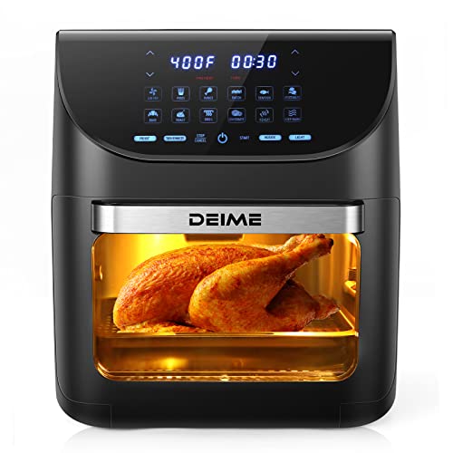 12 QT Air Fryer Oven with 1700W Power and 10 Presets