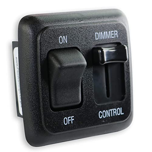 12 Volt DC Dimmer Switch - RV, Auto, Truck, Marine, and Strip Lighting