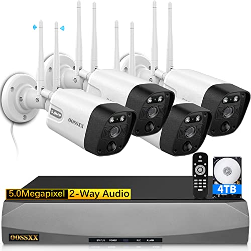 (120 Days Storage & 5.0MP PIR Detection) Outdoor Security Camera System