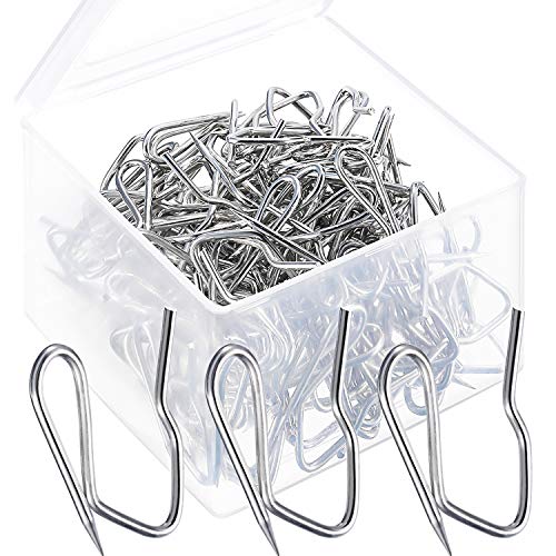 120 Pack Drapery Hooks Pins for Curtains