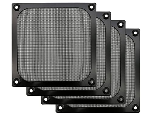 IMSurQltyPrise 120mm Computer Fan Filter Grills, Ultra Fine Mesh, 4 Pack