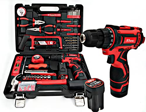 126-Piece Professional Tool Kit with 18V Cordless Drill