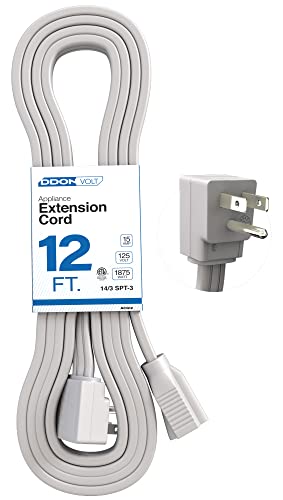 12ft Heavy Duty Appliance Extension Cord