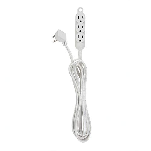 12ft Light Duty 3-Outlet Indoor Extension Cord
