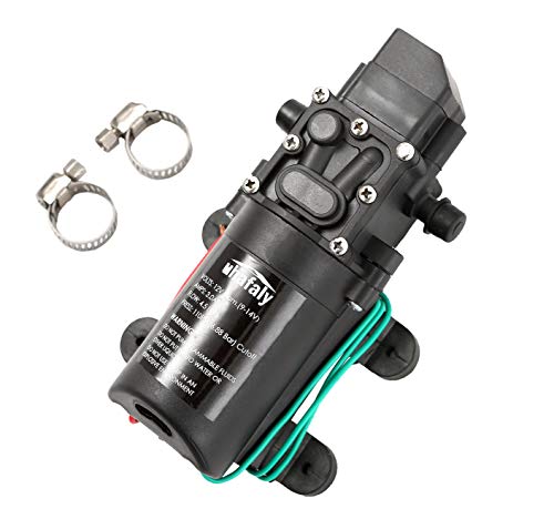 12V DC Fresh Water Pump With 2 Hose Clamp