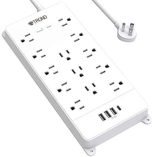 13-Outlet Power Strip Surge Protector with USB