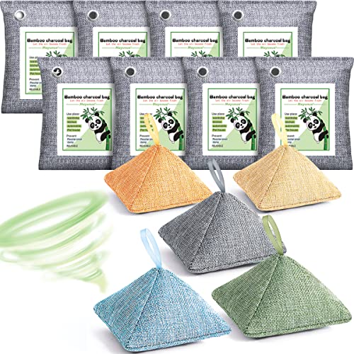 Mayunuo Bamboo Charcoal Air Purifying Bags: Odor Absorber & Moisture Eliminator