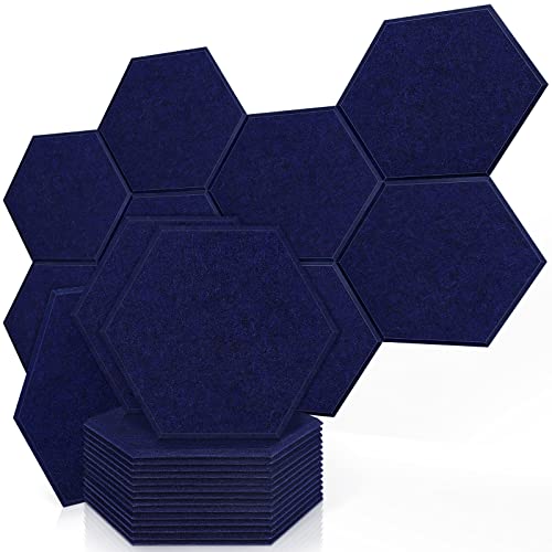 High-Density Blue Acoustic Panels: Soundproof Foam for Music Studio Treatment