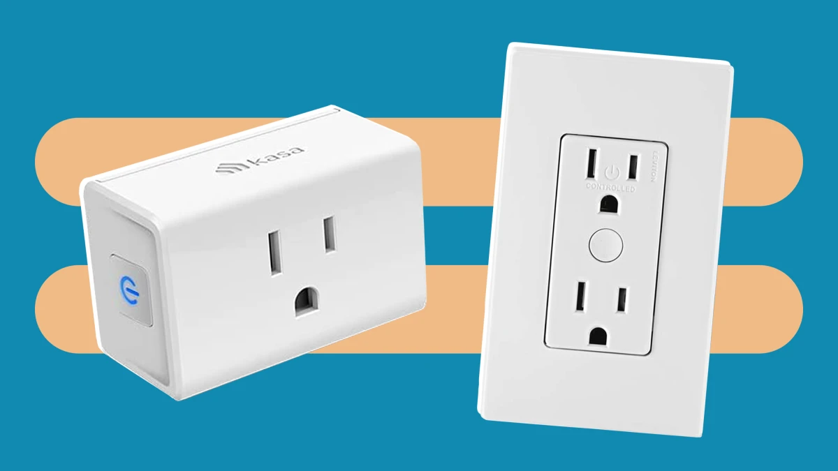 Kasa Smart Plug HS103P2, Smart Home Wi-Fi Outlet Works with Alexa, Echo,  Google Home & IFTTT, No Hub Required, Remote Control,15 Amp,UL Certified,  2-Pack White 
