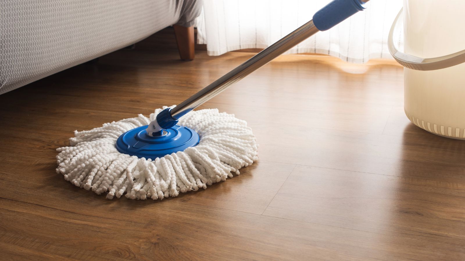 Microfiber Mop Hardwood Floor Mop for Floor Cleaning- MEXERRIS Wood Floor  Mop with 4X Reusable Pads, Dust Wet Mops with Adjustable Handle Flat Mop