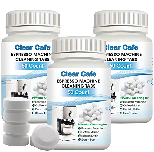 Clear Cafe Espresso Machine Cleaning Tablets - 150 Count