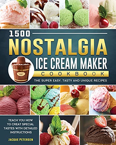 1500 Nostalgia Ice Cream Maker Cookbook