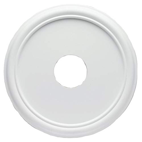 16-Inch Smooth White Finish Ceiling Medallion