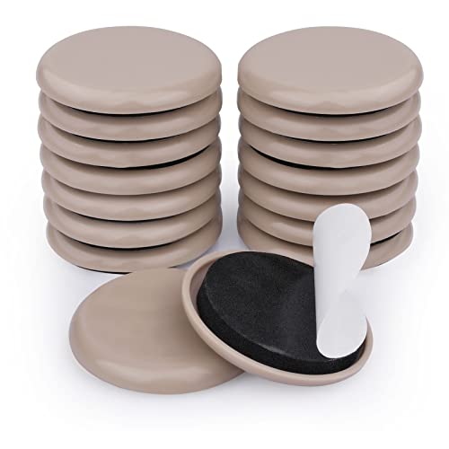 16 Pack 2 Inch Furniture Sliders with Heavy Duty Adhesive