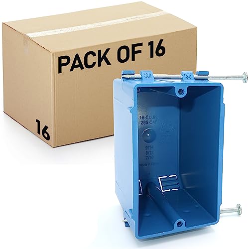 16 Pack Plastic Electrical Box